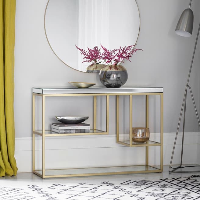 Gallery Living Lakeport Console Table, Champagne