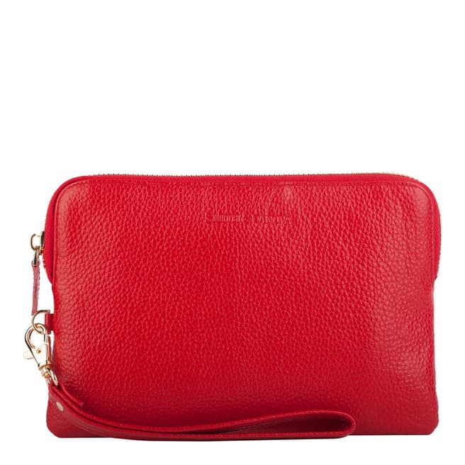 Smith & Canova Red Leather Power Purse