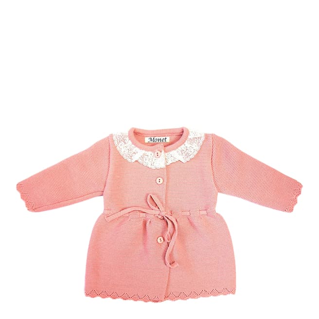 Monet Kids Baby Girl's Dusky Pink Knitted Dress