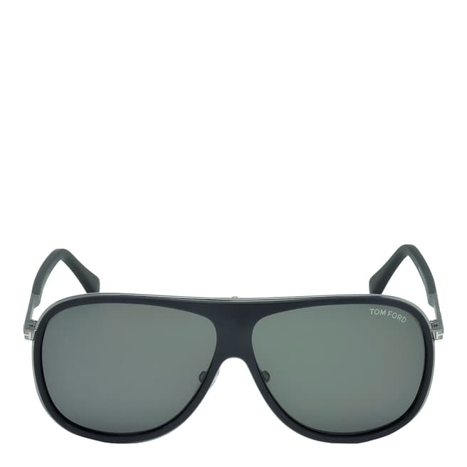 Tom Ford Men's Black/Green Tom Ford Sunglasses 62mm