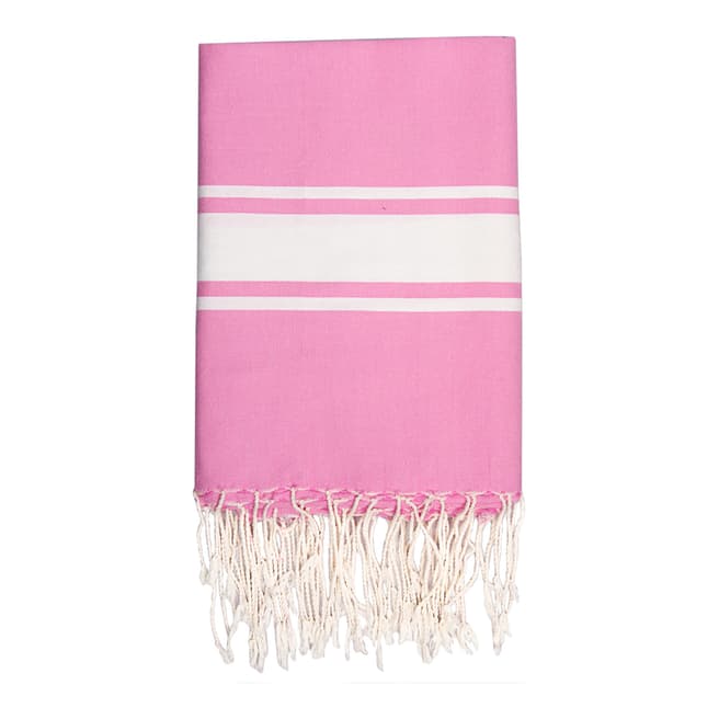 Febronie St Tropez Hammam Towel, Bubblegum Pink