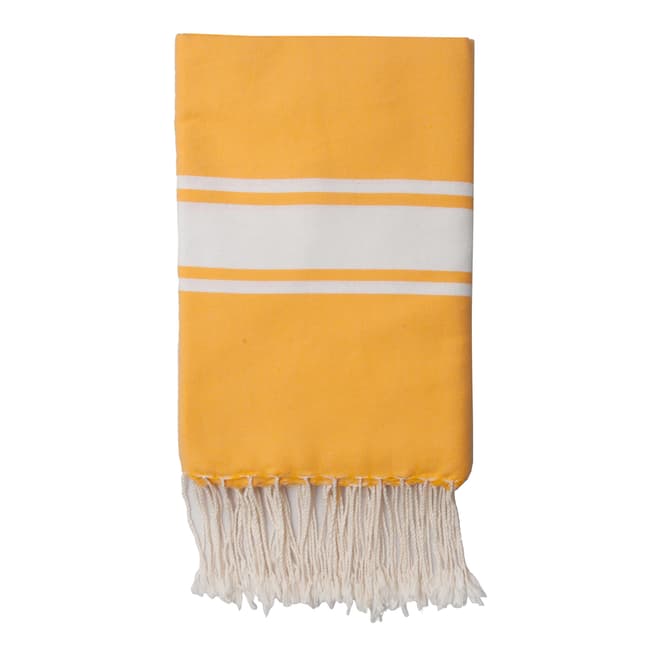 Febronie St Tropez Hammam Towel, Yellow