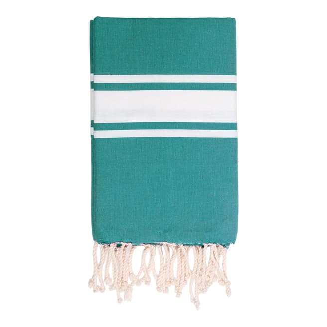 Febronie St Tropez Hammam Towel, Emerald