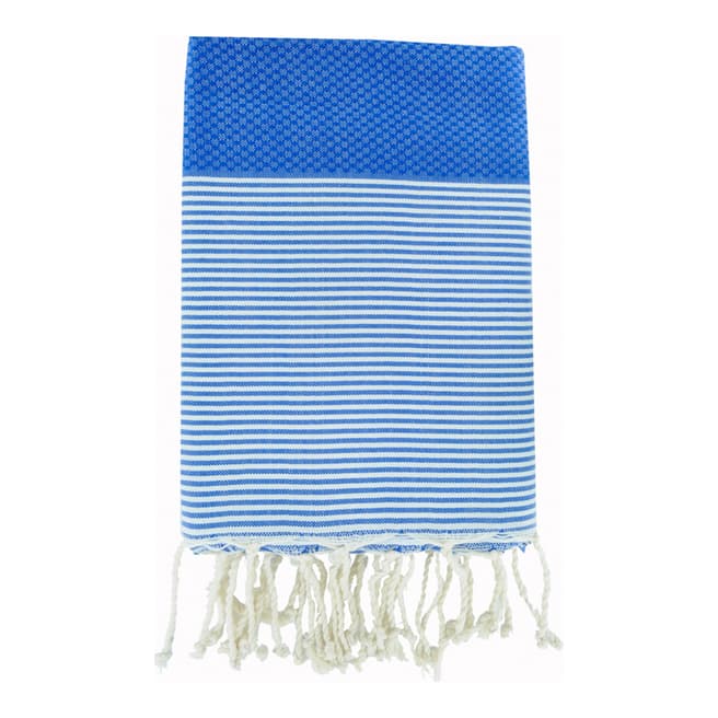 Febronie Ibiza Hammam Towel, Greek Blue
