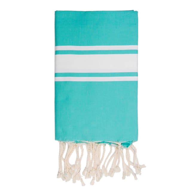 Febronie St Tropez Hammam Towel, Turquoise