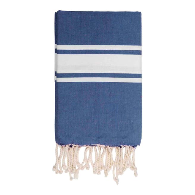 Febronie St Tropez Hammam Towel, Blue