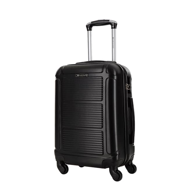 Platinium Black Basildon 4 Wheel Suitcase 60cm