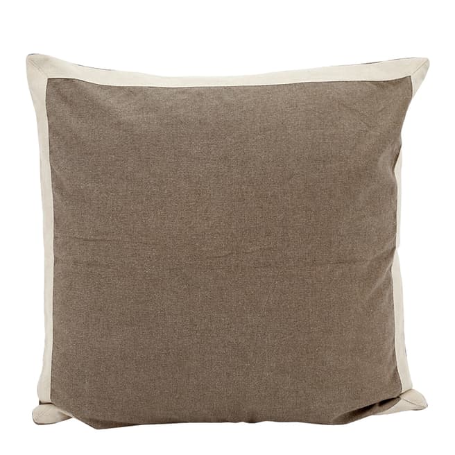 Raine & Humble Taupe Solid Cushion 45x45cm