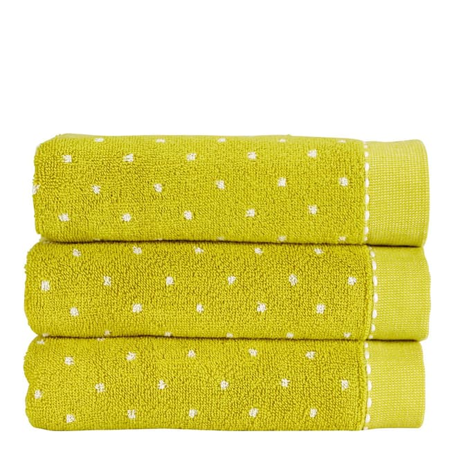Kingsley by Christy Chartreuse Bridget Hand Towel