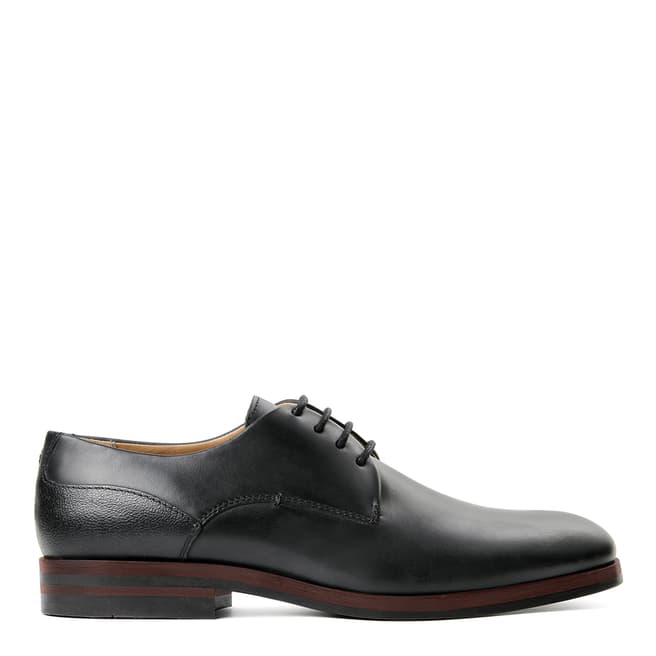 Hudson Black Leather Enrico Shoe