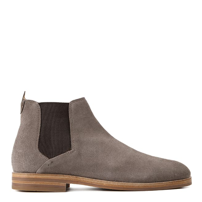 Hudson Taupe Suede Tonti Chelsea Boots