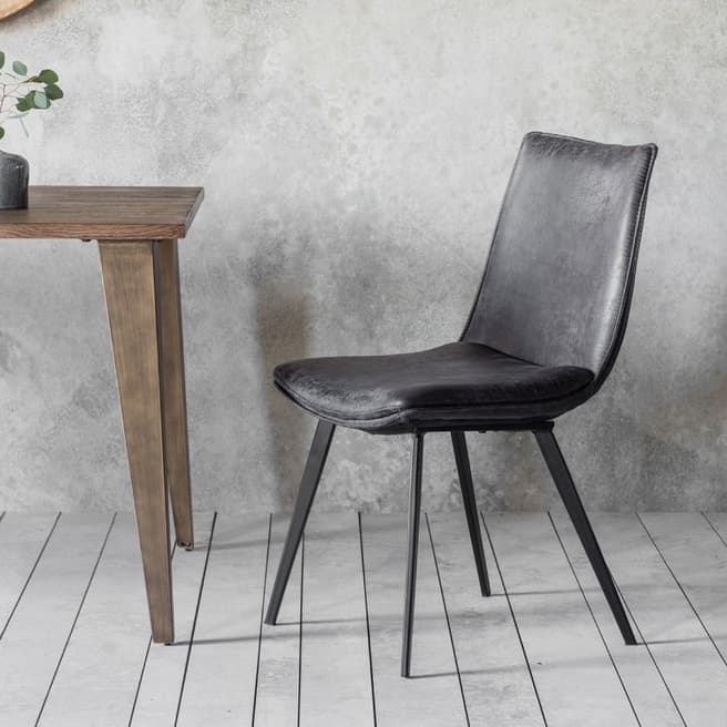 Gallery Living Set of 2 Beckworth Chair, Grey