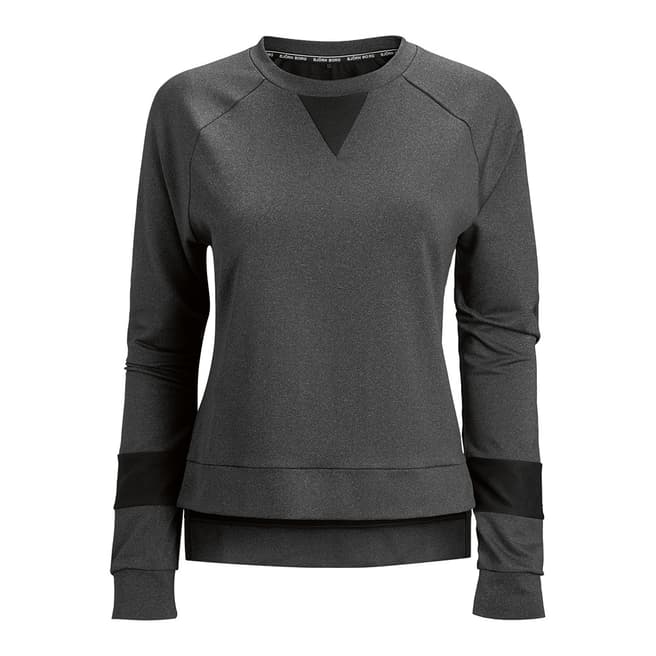 BJORN BORG Women's Grey Long Sleeve Caroline Sweater
