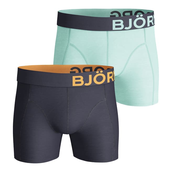 BJORN BORG Men's Seasonal 2-Pack Boxer Shorts