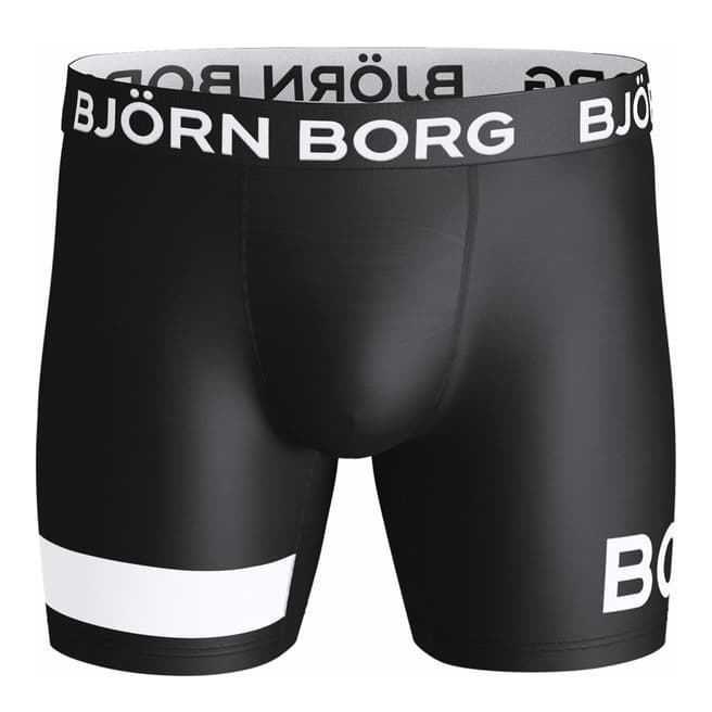 BJORN BORG Men's Black Court Boxer Shorts 