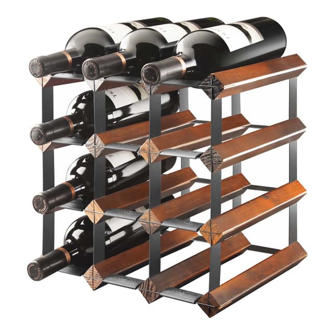 Summer Barware Final Touch Ready Assembled Premium Maplewood Wine Rack