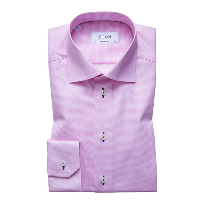 Eton Shirts Pink Contemporary Triangle Shirt