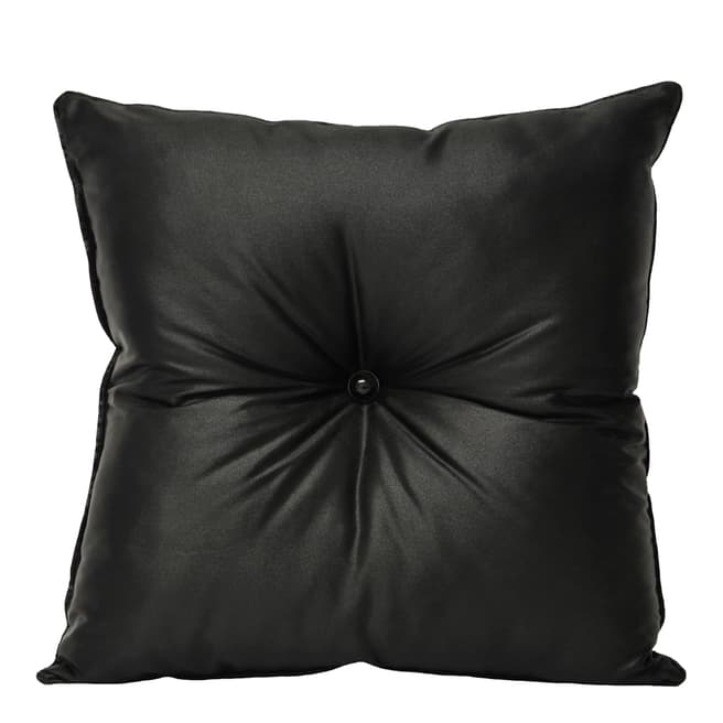 Paoletti Monte Carlo 45x45cm Cushion, Black