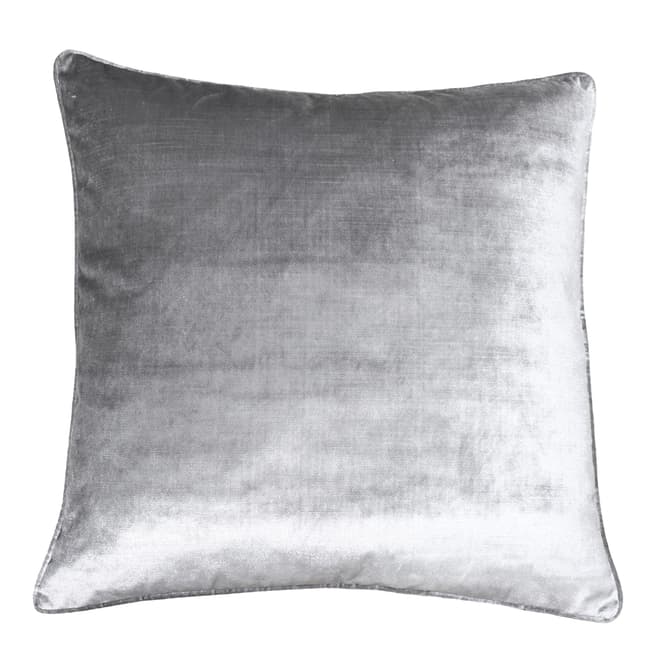 Riva Home Silver Luxe Velvet Cushion, 55x55cm