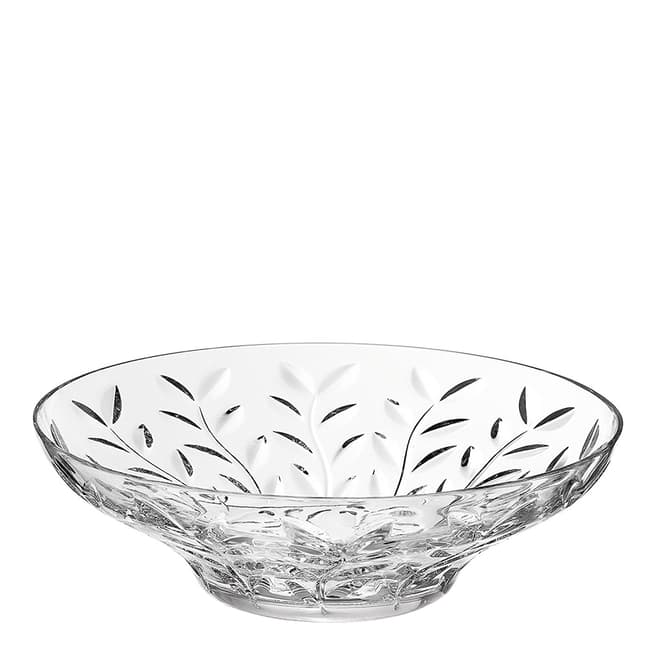 RCR Crystal Laurus Crystal Glass Decorative Centrepiece Fruit Bowl, 30cm