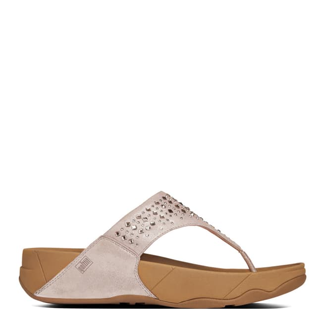 FitFlop Womens Nude Novy Toe Post Sandals