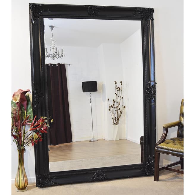 Milton Manor Walton Black Leaner Mirror 213x152cm