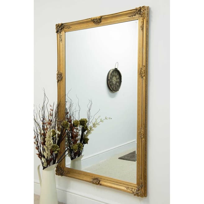 Milton Manor Abbey Gold Large Leaner Mirror 170x109cm