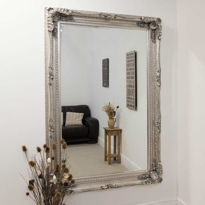 Milton Manor Silver Palais-Royal Leaner/Wall Mirror 185x123cm