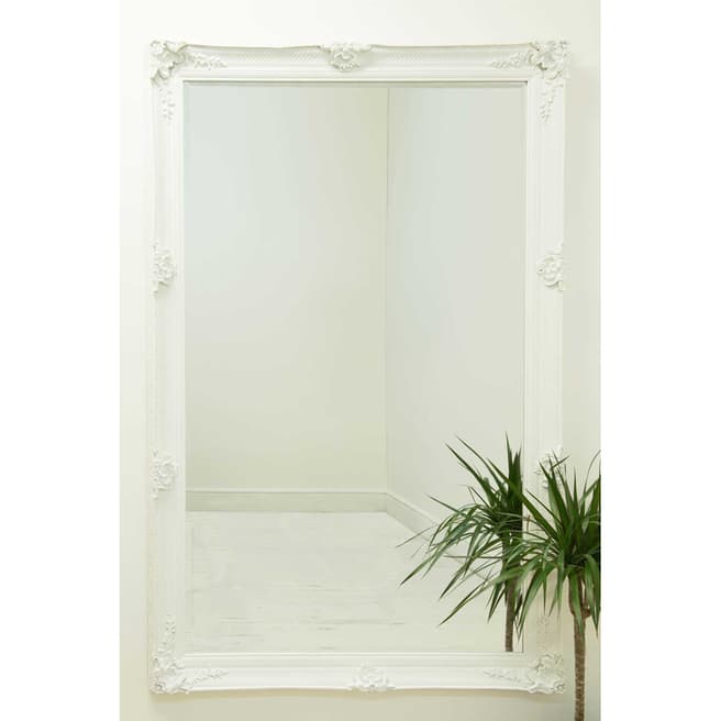 Milton Manor Abbey White Large Leaner Mirror 170x109cm