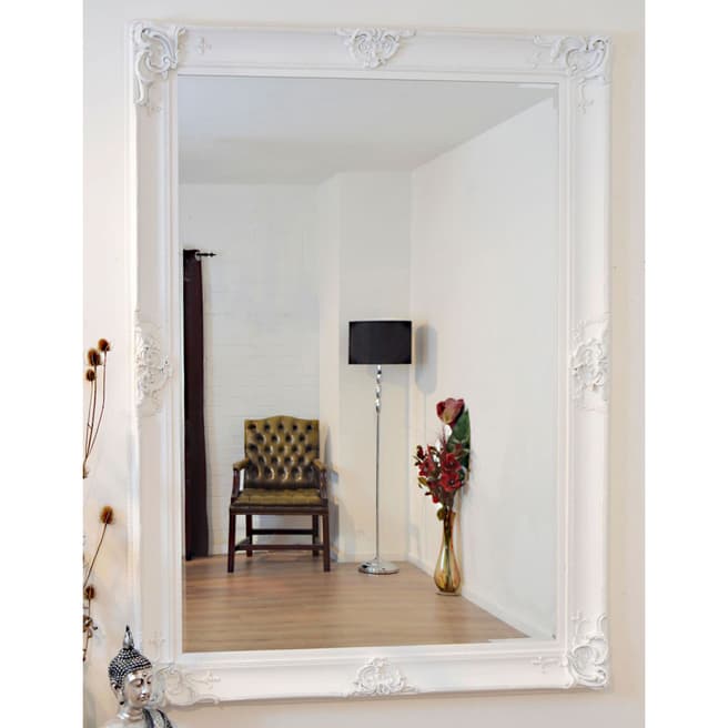 Milton Manor Walton White Leaner Mirror 213x152cm
