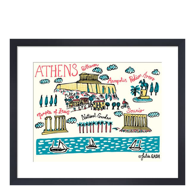 Julia Gash Athens Framed Print, 36x28cm