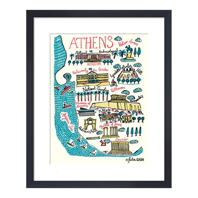 Julia Gash Athens Framed Print, 36x28cm