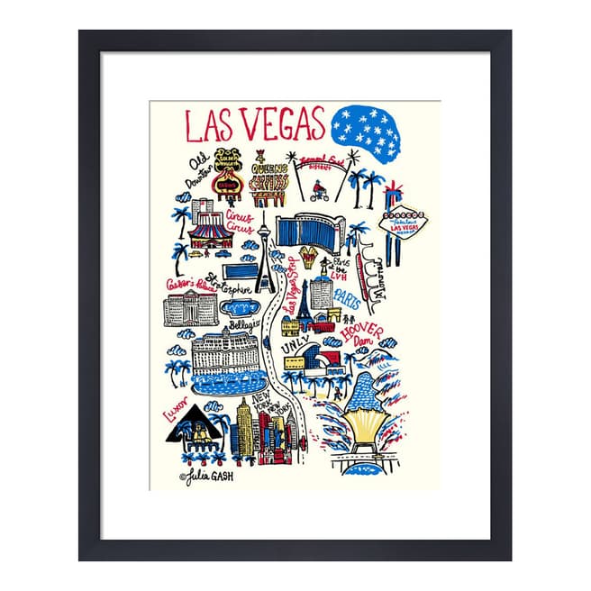 Julia Gash Las Vegas Framed Print, 36x28cm