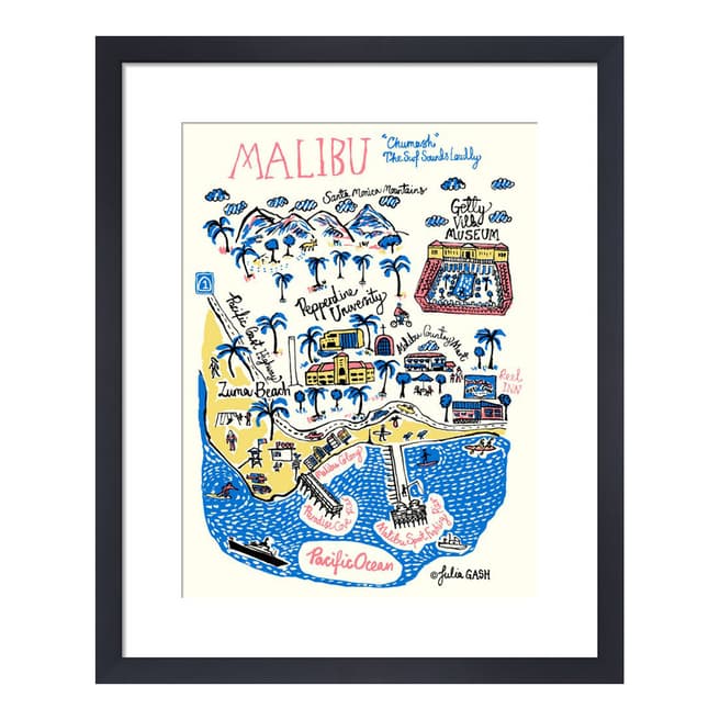 Julia Gash Malibu Framed Print, 36x28cm