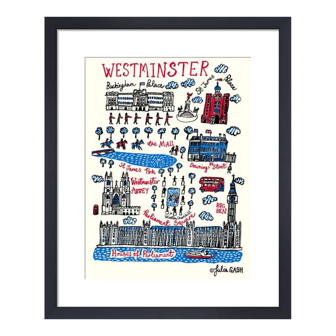 Julia Gash London Westminster Framed Print, 36x28cm