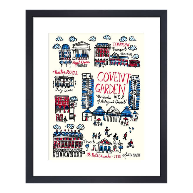 Julia Gash London Covent Garden Framed Print, 36x28cm