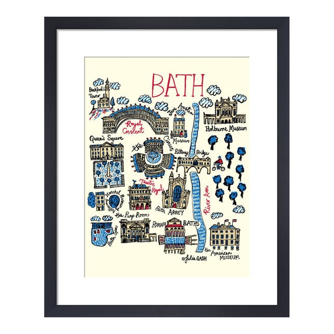 Julia Gash Bath Framed Print, 36x28cm