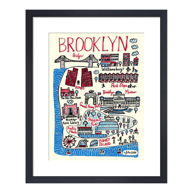 Julia Gash Brooklyn Framed Print, 36x28cm