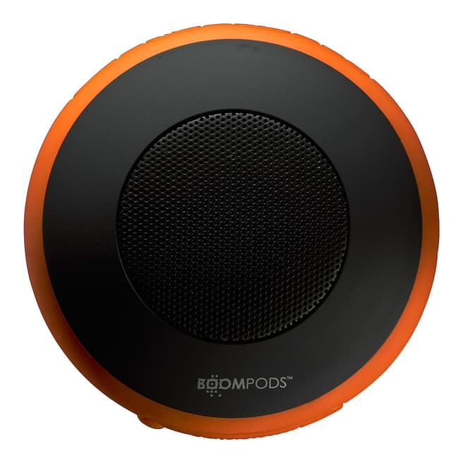 Boompods Orange AquaPod Bluetooth Waterproof Portable Speaker