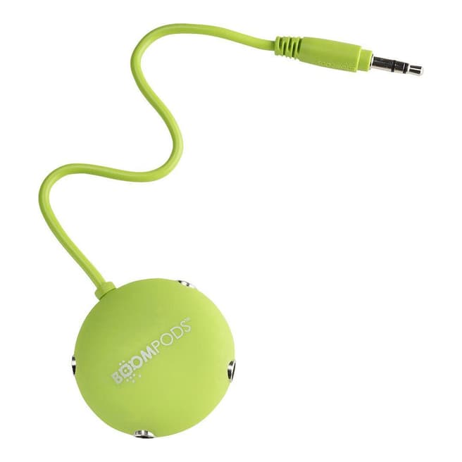 Boompods Green Multipod Audio Splitter