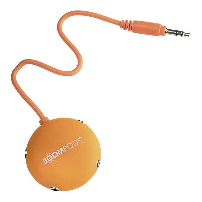 Boompods Orange Multipod Audio Splitter