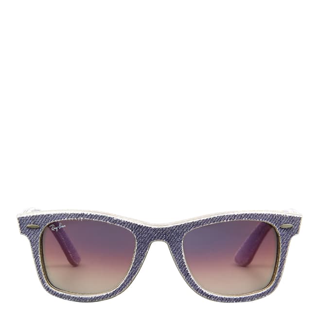 Ray-Ban Unisex Violet Denim Original Wayfarer Sunglasses 50mm