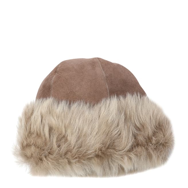  Taupe Toscana Sheepskin Hat