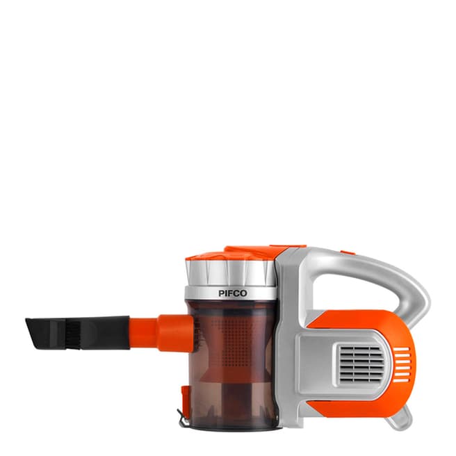 Pifco Grey/Orange Rechargable Cordless Handy Vacuum