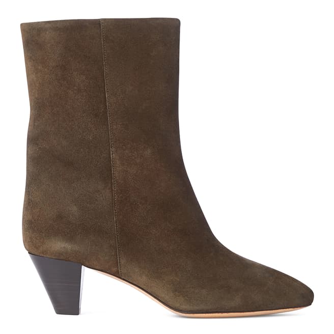 Isabel Marant Women's Brown Suede Dyna Boot