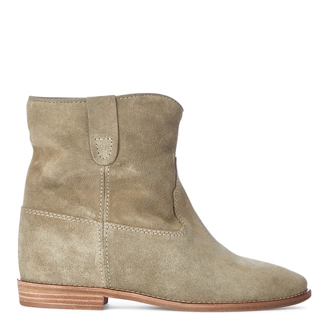 Isabel Marant Women's Taupe Seude Crisi Ankle Boot