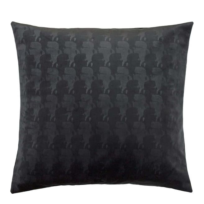 Karl Lagerfeld Black Profile Square Pillowcase Pair