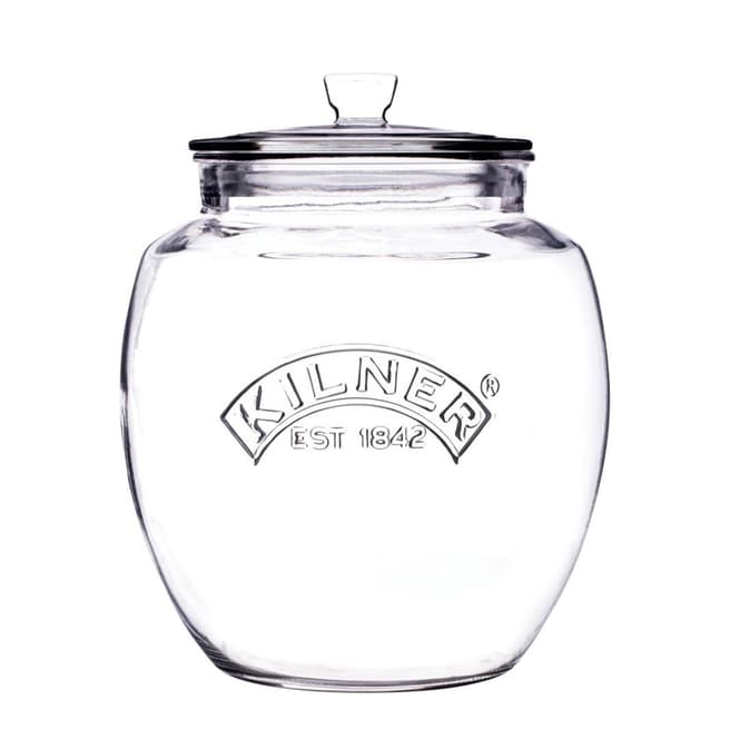 Kilner Set of 6 Universal Push-Top Storage Jars, 2L
