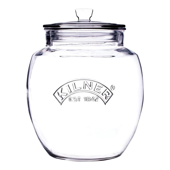Kilner Universal Push Top Storage Jar, 4L