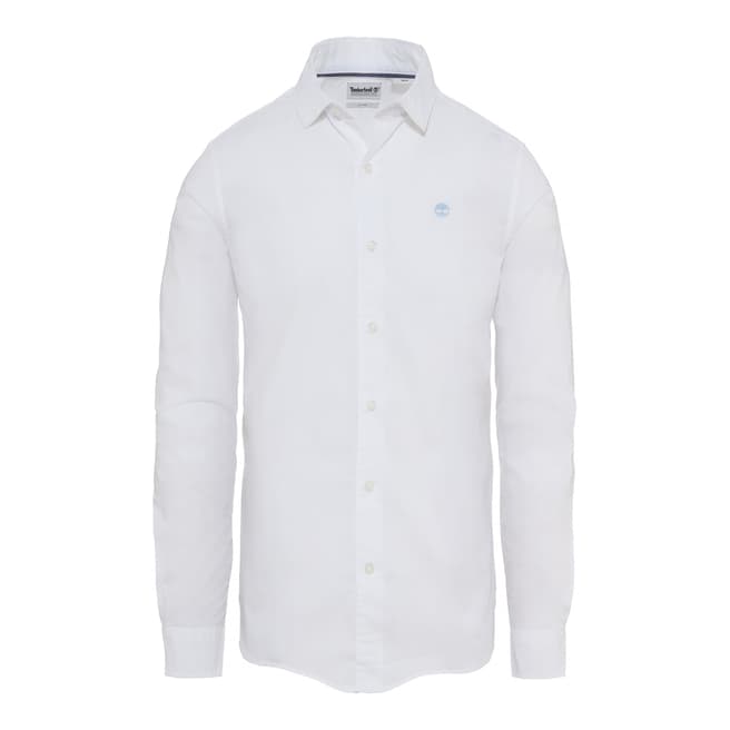 Timberland Men's White Suncook River Poplin Shirt